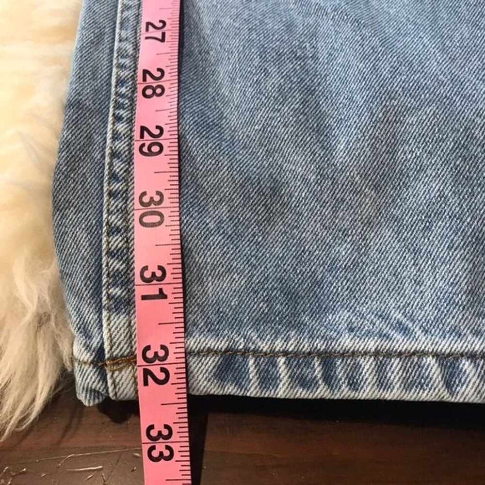ASOS DESIGN Men's Straight Leg Baggy Medium Wash Jeans Button Fly. Size 34/32 - Picture 10 of 10